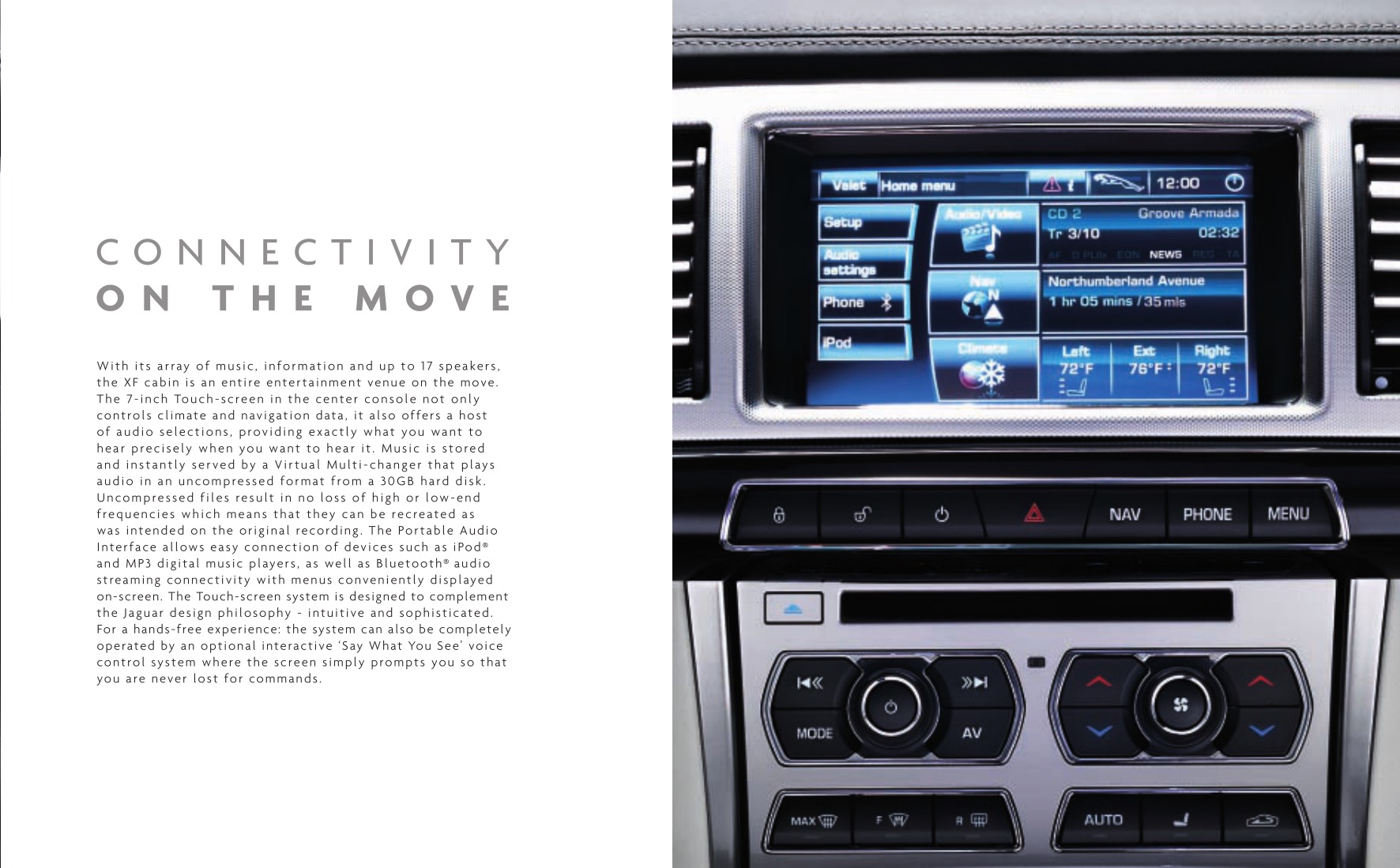 2012 Jaguar XF Brochure Page 22